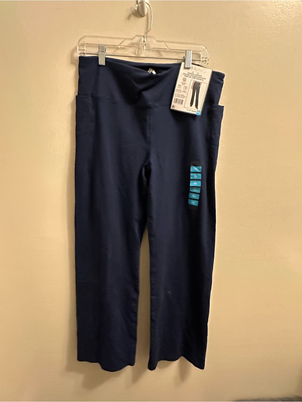 RBX Navy Wide-Leg Active Pants